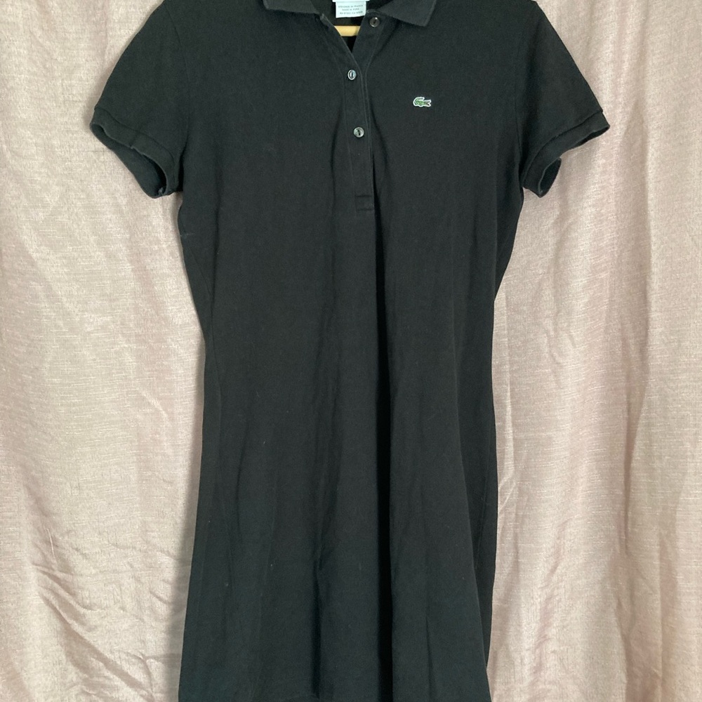 Lacoste Women's Black Mini Dress